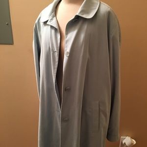 LONDON FOG POWDER BLUE CAR COAT